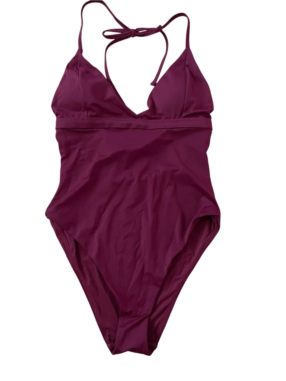 Andie Lagos One-Piece Swimsuit in Plum NWT